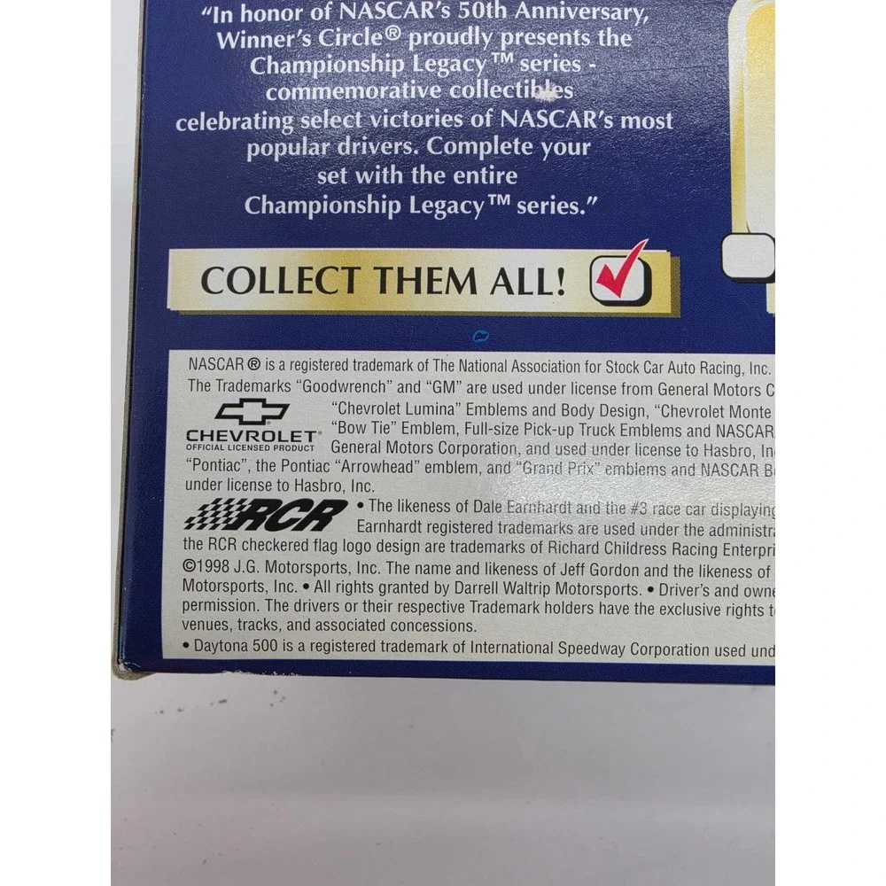 Winner's Circle Jeff Gordon 1995 Championship Legacy 50th Anniversary NASCAR Set